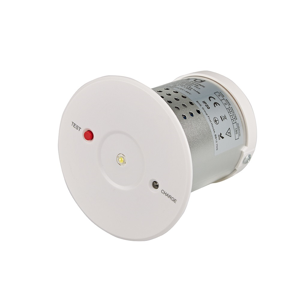 Biard LED 3W Emergency Downlight - Outdoor Use